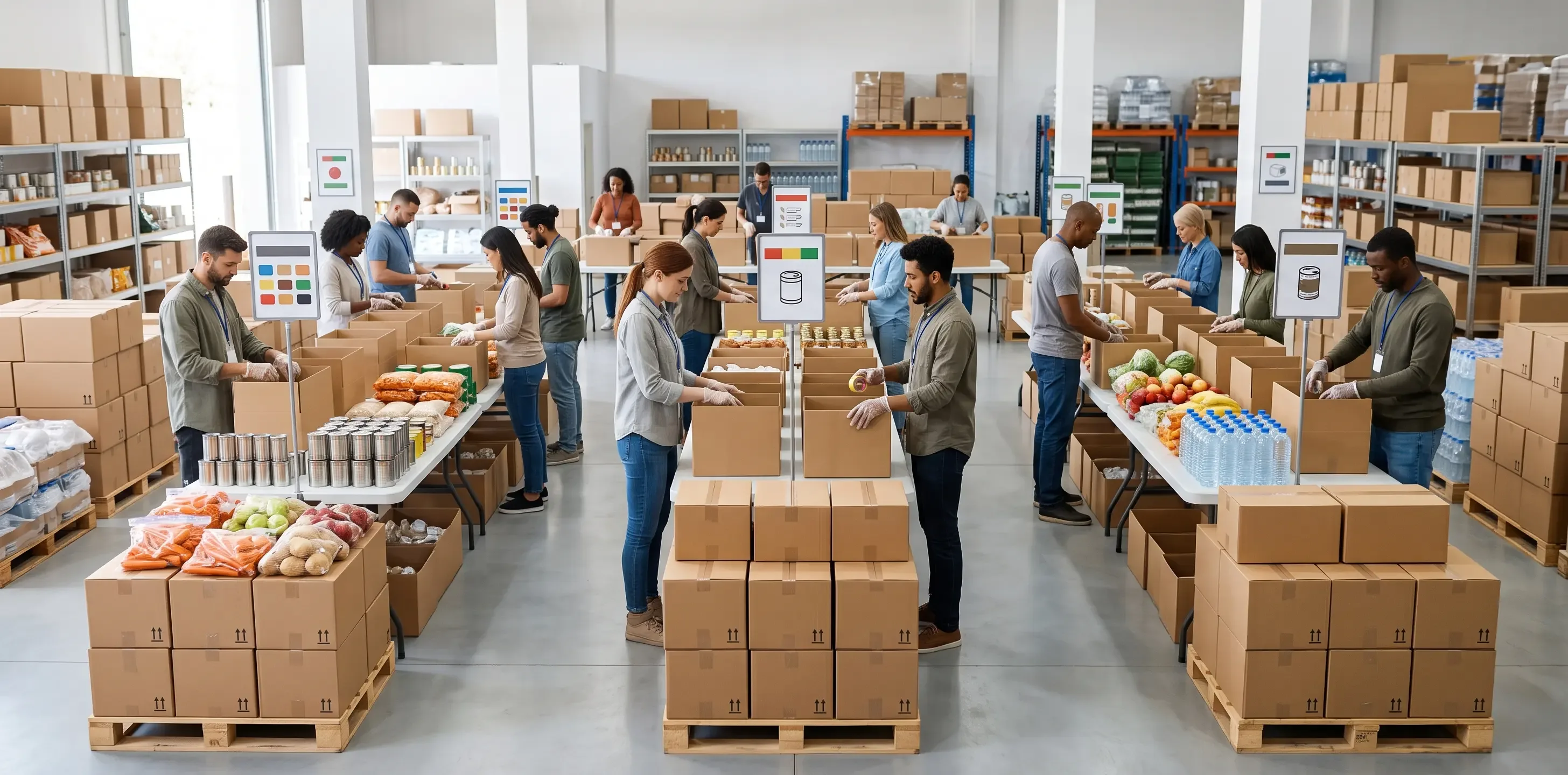 Food distribution for Summer Hunger Relief