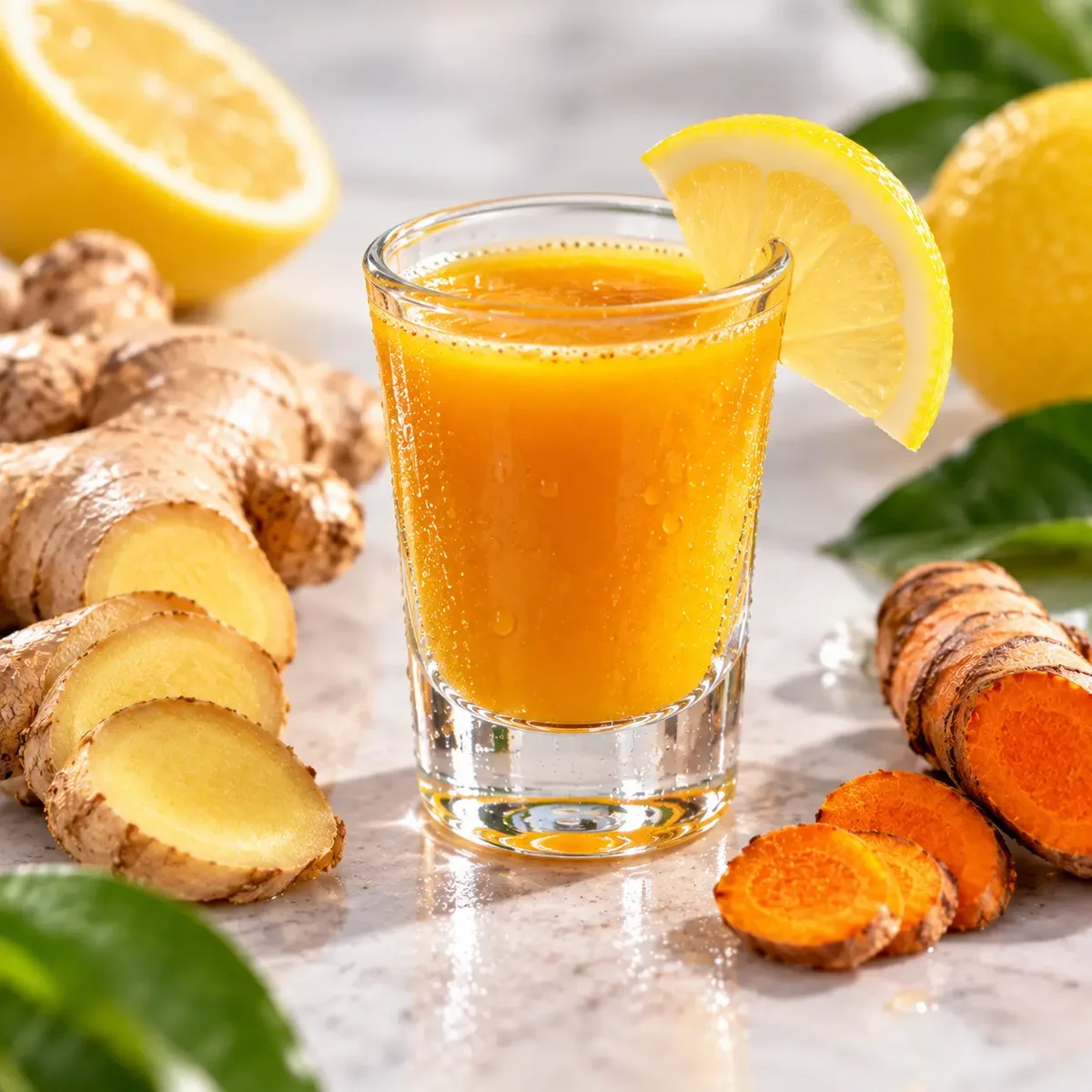 Ginger immunity wellness shot
