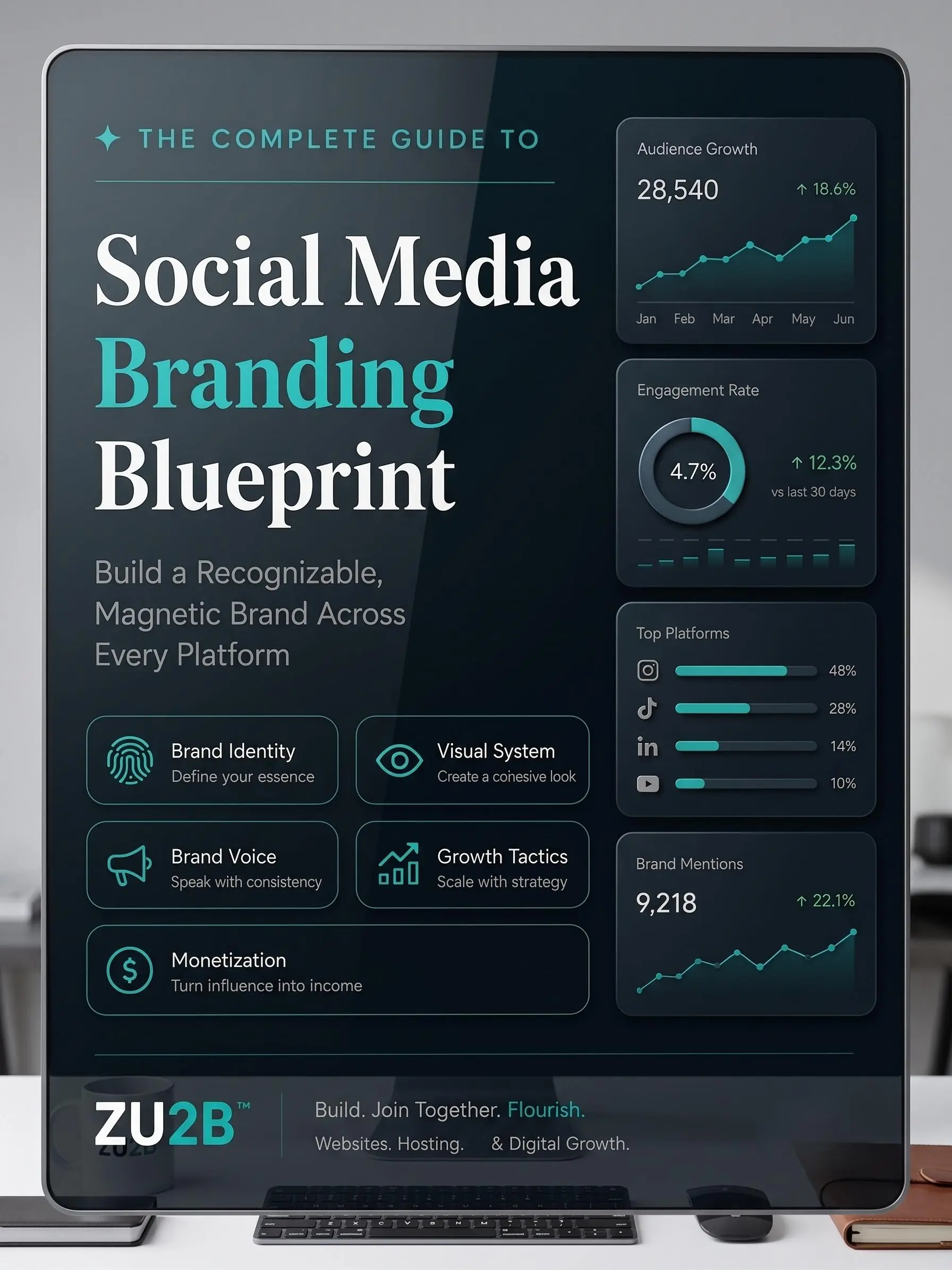 Social Media Branding Blueprint — ZU2B guide preview