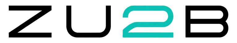 ZU2B Wordmark — Light Background