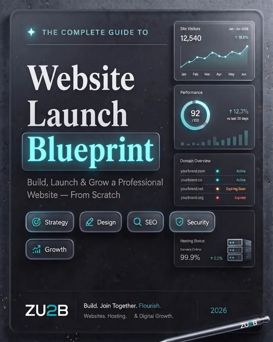 Website Launch Blueprint — ZU2B guide preview