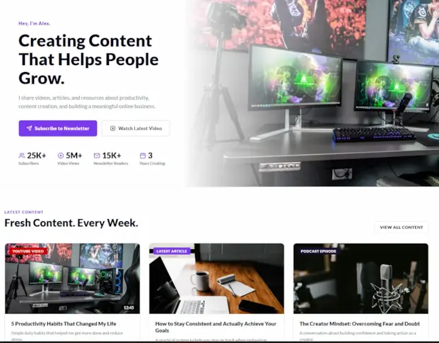 Studio Creator Template