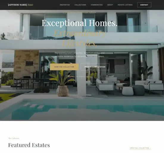 Luxury Estate Template