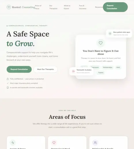 Rooted Counseling Template