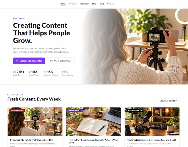 Studio Creator Template