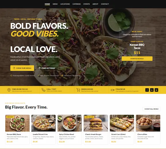 Street Cravings Template